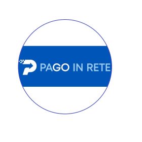 Pago In Rete in blu cerchio